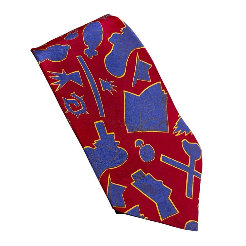 Vintage Designer Silk Tie by Memphis Milano